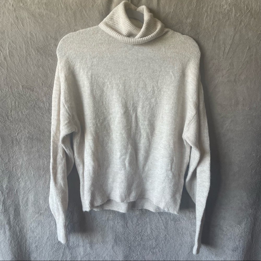 Cream Knit Turtleneck